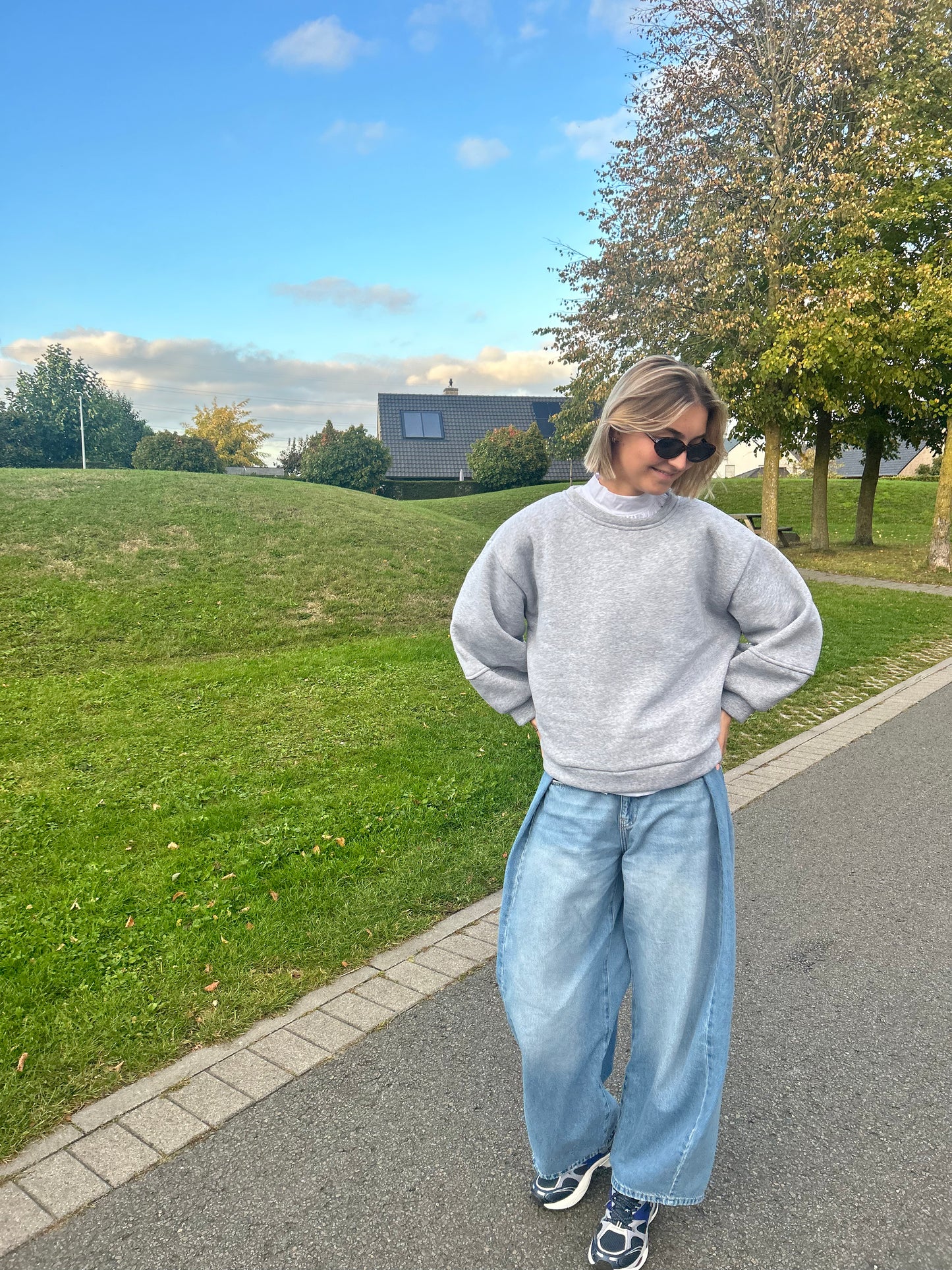 Balloon Sleeve Sweatshirt